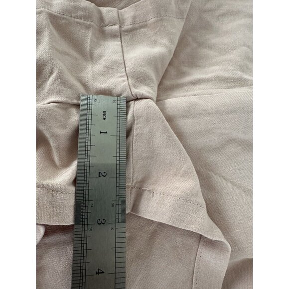 NWT Article of Society Kate Linen Tailored Shorts 2‎ / 26 Dusty Rose Beachy Y2K - Picture 11 of 12